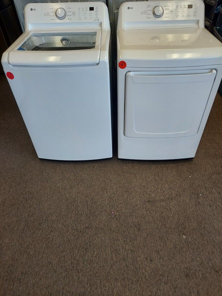 LG Top-load Washer/Gas Dryer Set