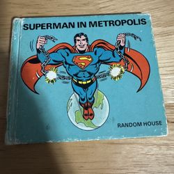 Vintage SUPERMAN Mini Book: Superman In Metropolis 1980 Random House; Used; Good