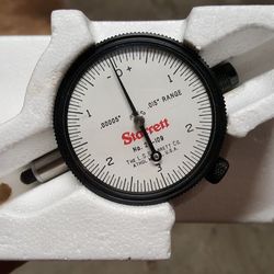 Starret dial indicator and mount