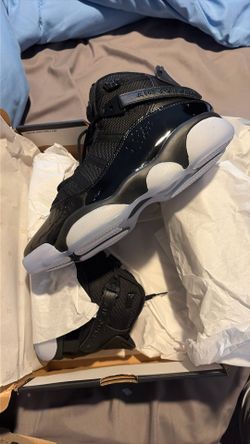 Jordan 6 rings new size 8 and Jordan max aura 7 size 8