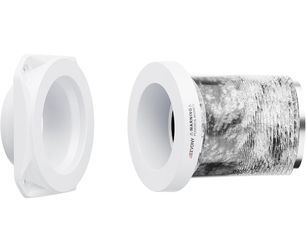 Magnetic Dryer Vent Coupling  Magnetic Dryer Vent Connector Kit , Includes 2.6ft Aluminum Hose & Clamps,