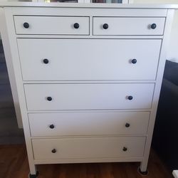 Ikea  Hemnes Chest in white glossy color