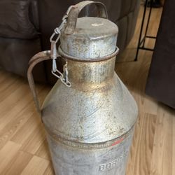 Antique Borden’s milk can