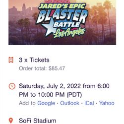 Nerf Battle Tickets In Los Angeles 