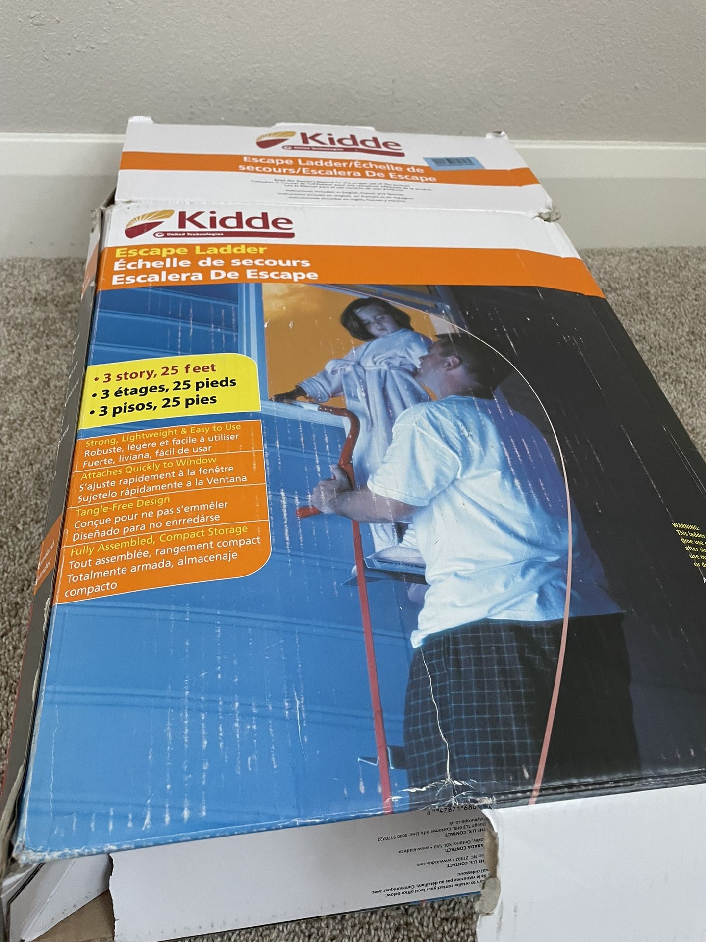 Kiddie Escape Ladder 3-story 25 Feet