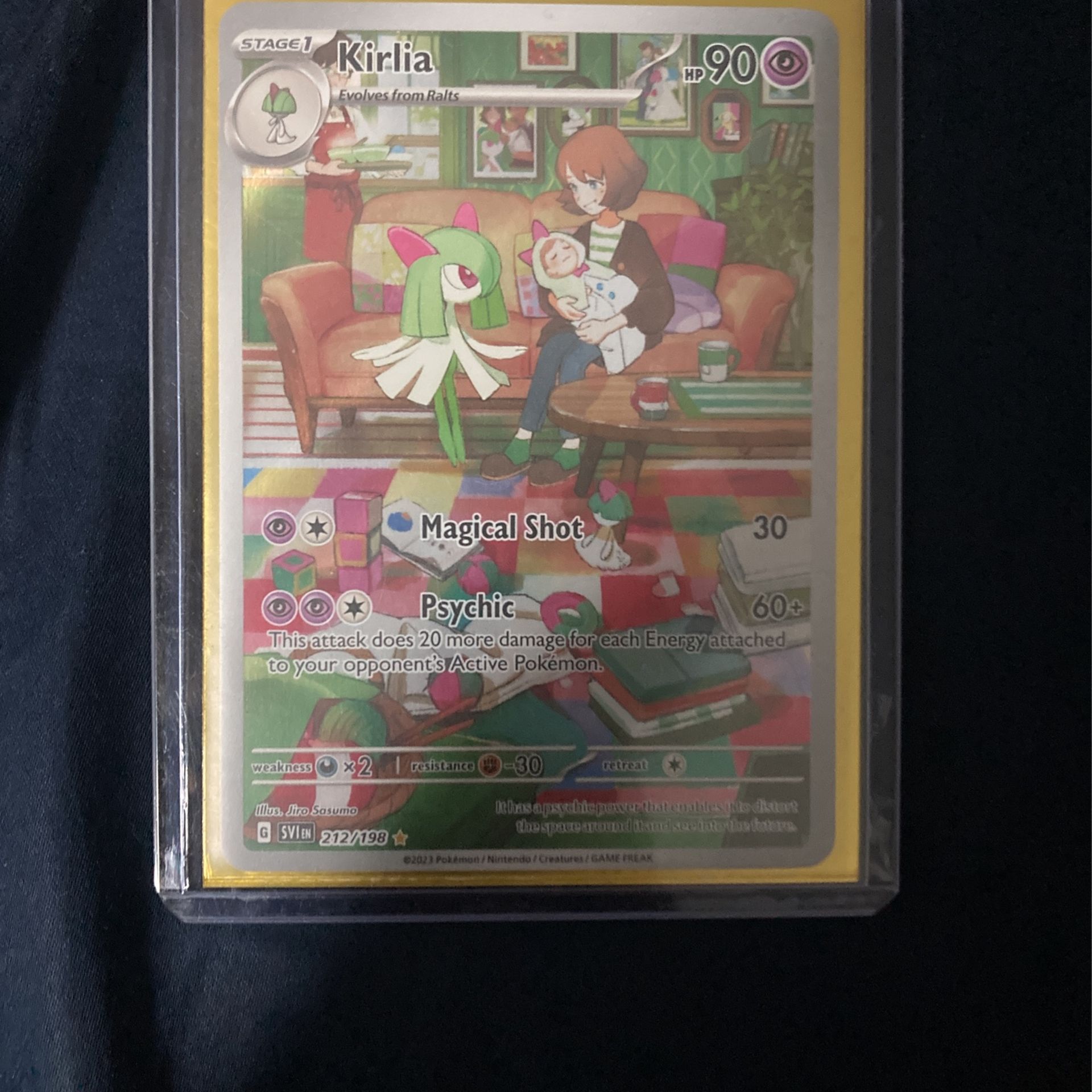 Kirlia Full Art, Scarlet&Violet 212/198, Mint Condition