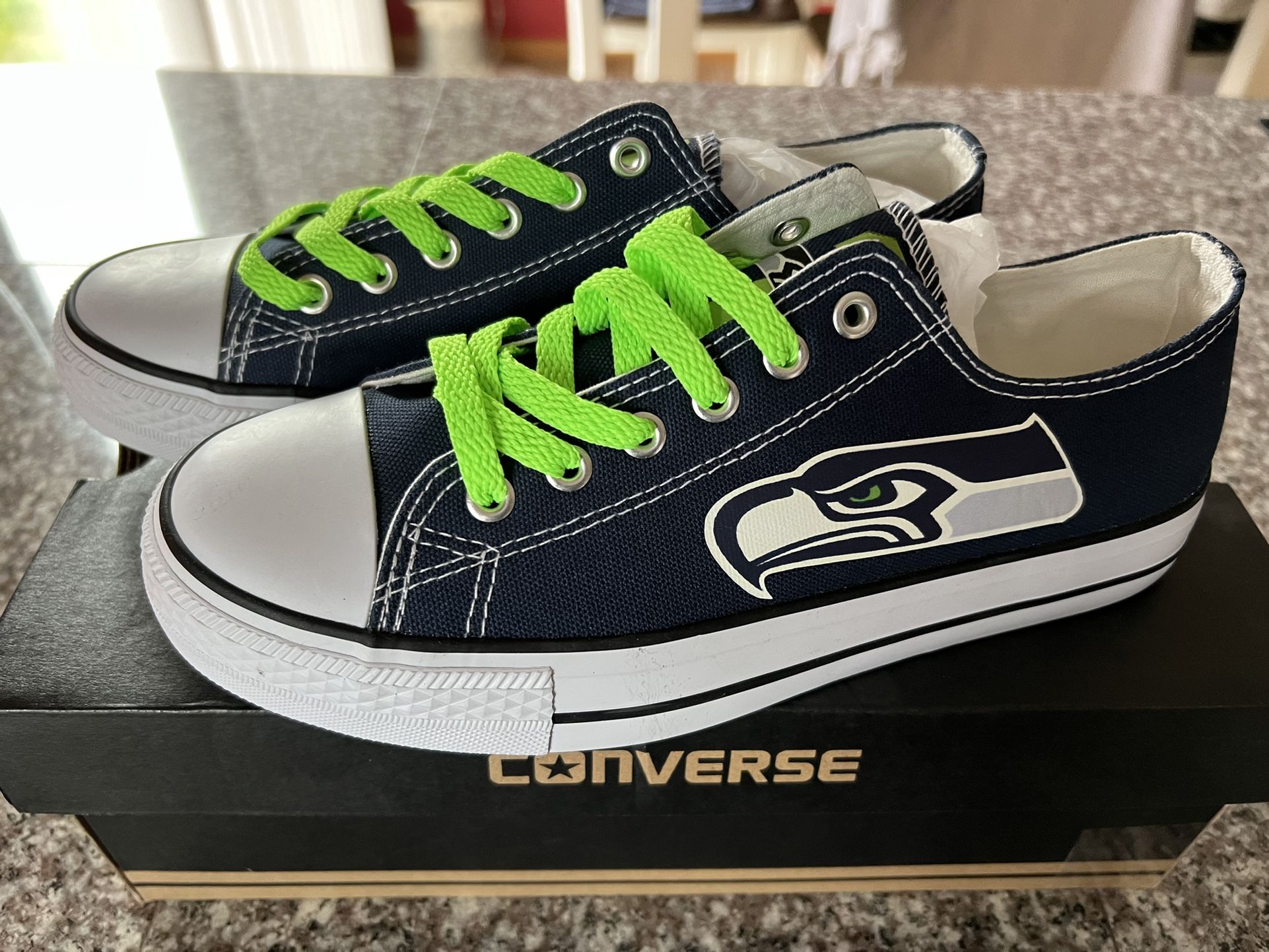 NIB ! SEAHAWK converse Sneakers!