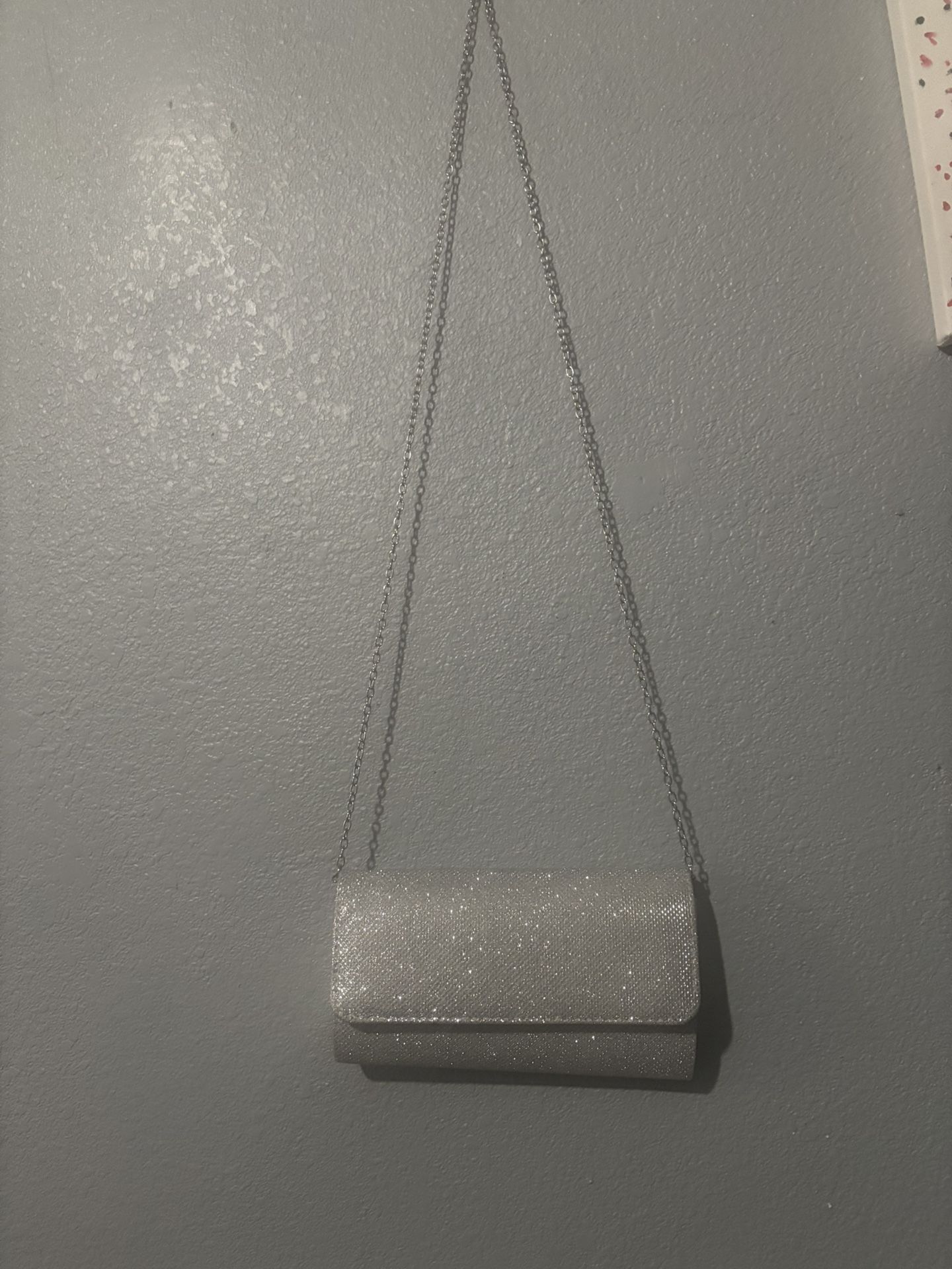Silver Sparkly Purse