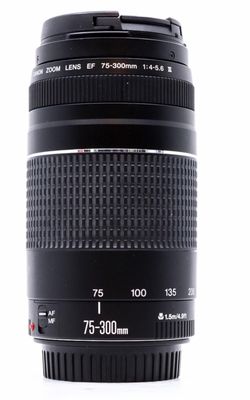 Canon 75-300mm zoom lens