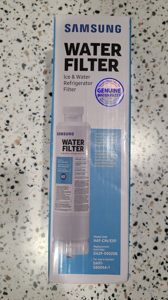 Samsung Refridgerator Water Filter Model Haf-Cin/Exp