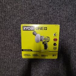NEW RYOBI PBF102B 18V ONE+ 3 INCH VARIABLE SPEED DETAIL POLISHER & SANDER WITH ACCESSORIES