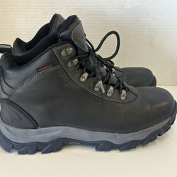 Lands End Black Leather, waterproof, insulated Hiking/Work boots Men’s size 10.5