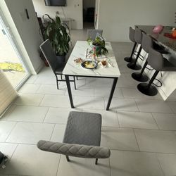Dining Table 4 Chairs 