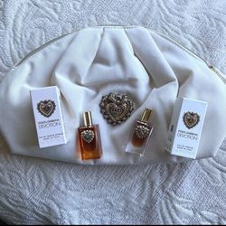 Dolce & Gabbana Devotion EDP & EDPI 5ml/0.17fl oz mini perfume dabers with pouch