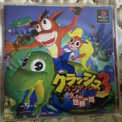 Crash Bandicoot 3 Warped Japanese PS1 CIB