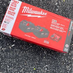 M18 Redlithiun Xc5.0 2 Battery And Charger