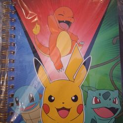 New Pokemon Tabbed Journal Book