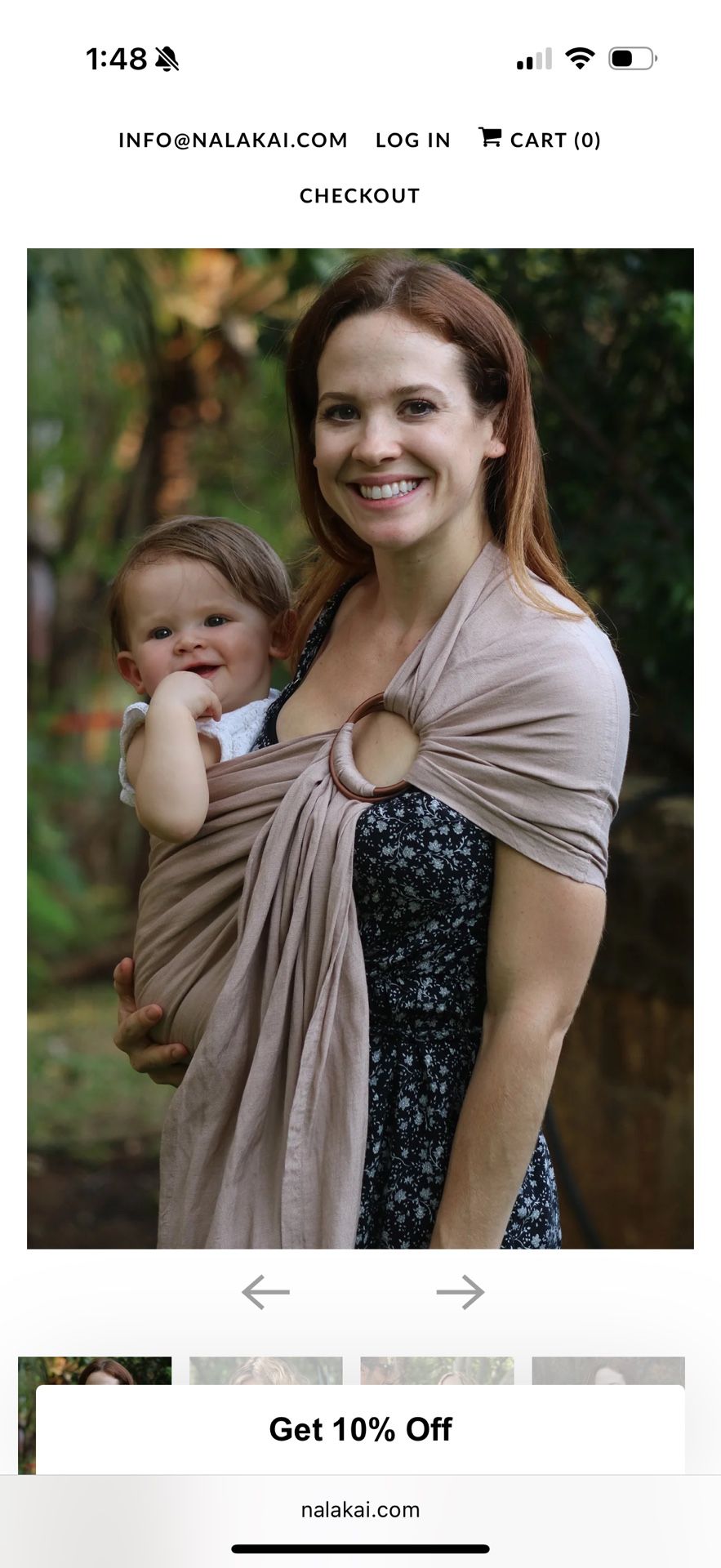 Baby Carrier- Hoop Sling - Beige Color 