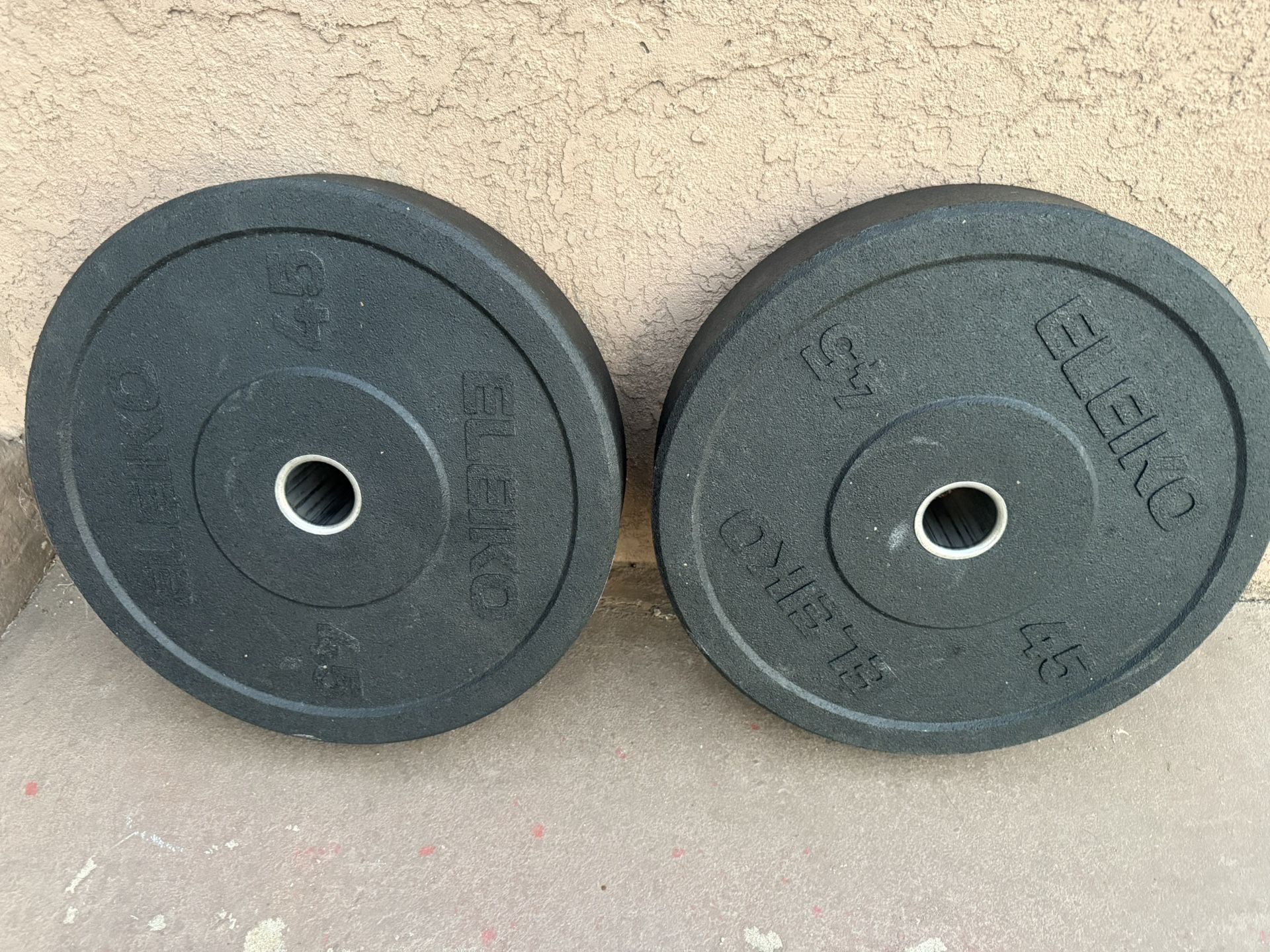 Eleiko 45 Lbs Bumper plates