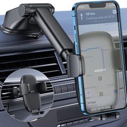 Phone Mount for Car, 3 in 1 Dashboard Windshield Air Vent Car Phone Holder Mount [Super Suction Cup & Ultra-Stable] Automobile Cradles Universal Car C