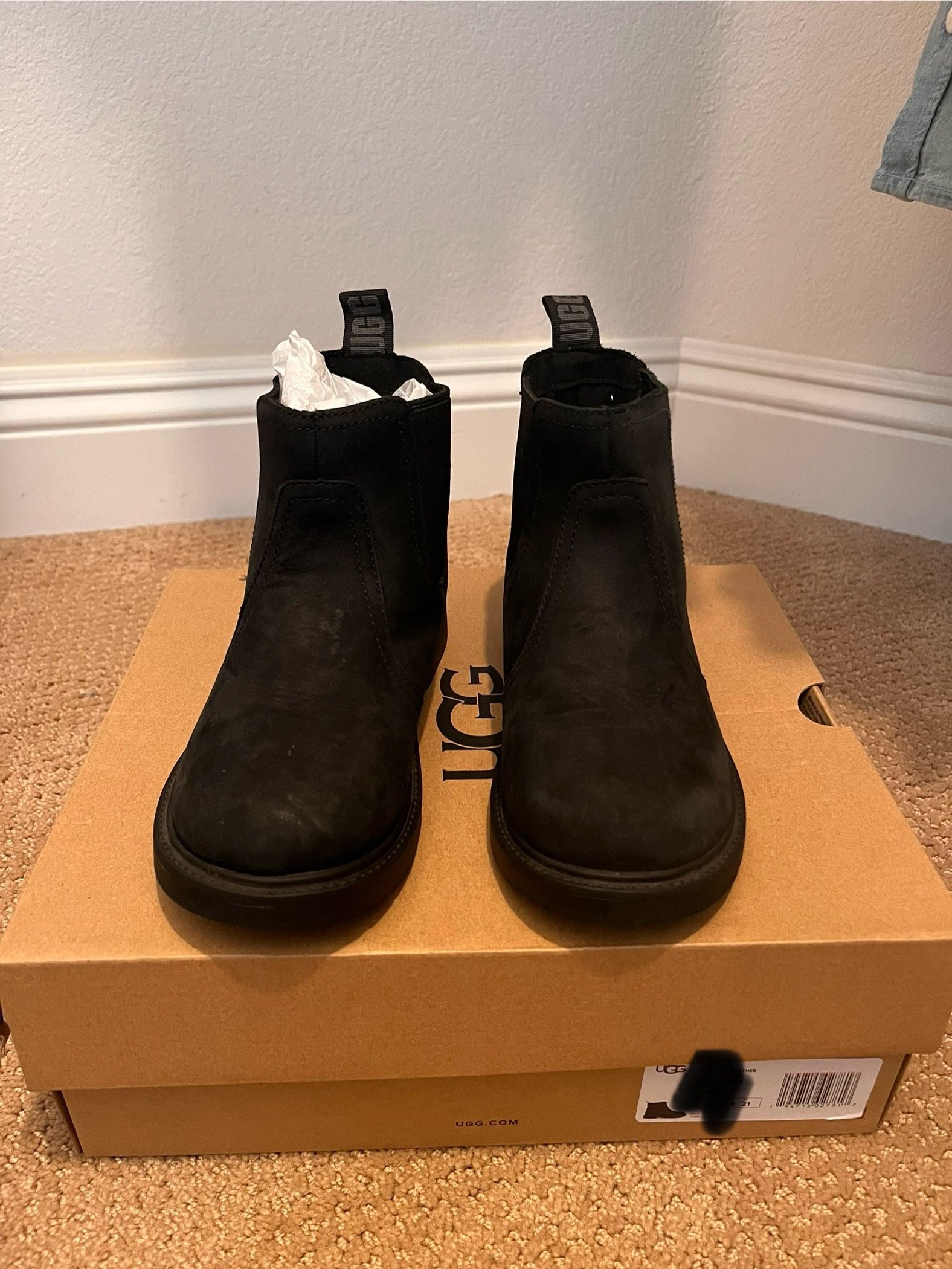 Boys Leather Ugg Boots