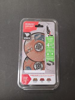 Diablo 4-1/2" Turbo Diamond Masonry Blade (2-pack)