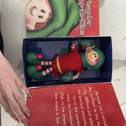 Christopher Pop-In-Kins Christmas doll and book