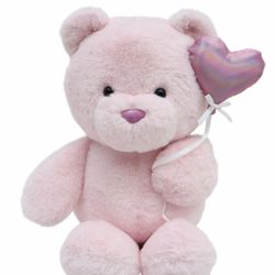 Adorable! Furry 💝🧸TEDDY BEAR🧸💝15in Plush with Heart Balloon   