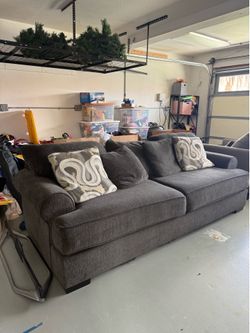 Couch and Ottoman $300 or Best offer