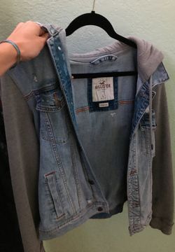 Hollister distressed Jean jacket