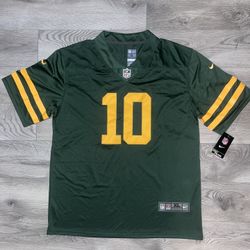 Brand New Mens Nike Green Bay Packers Jordan Love Alternate Game Jersey Size XL