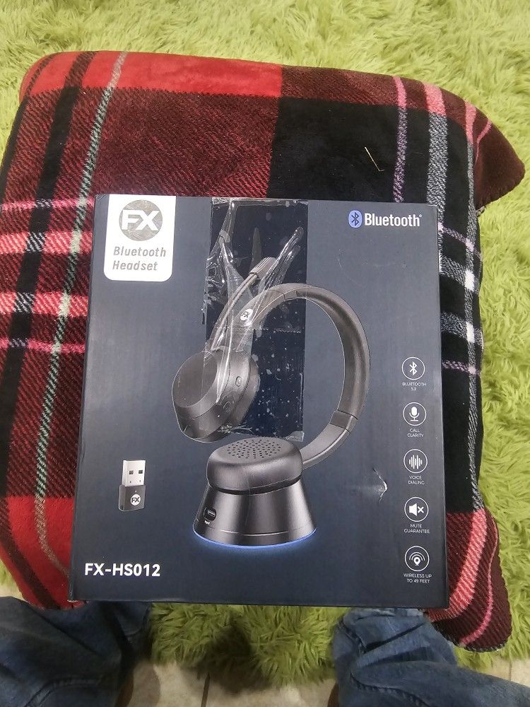 Wireless Headset With On And Off Mic,For Office Work