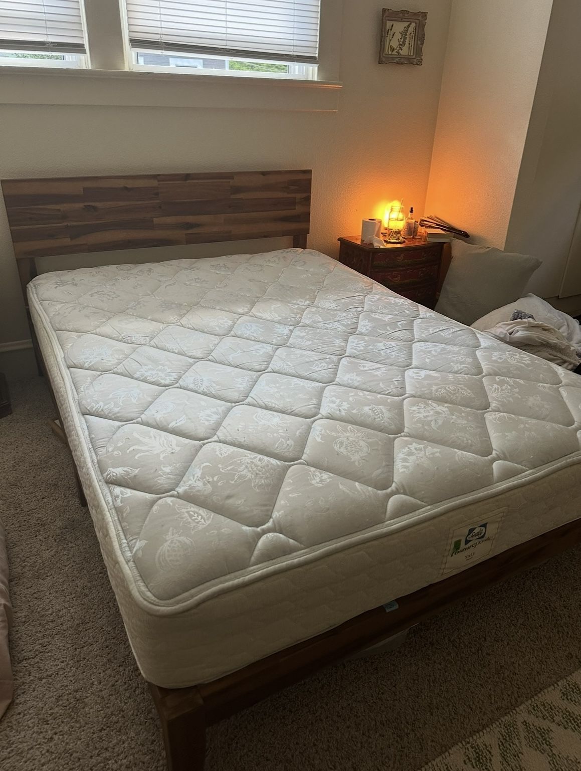 Wood Full-Size Bed Frame