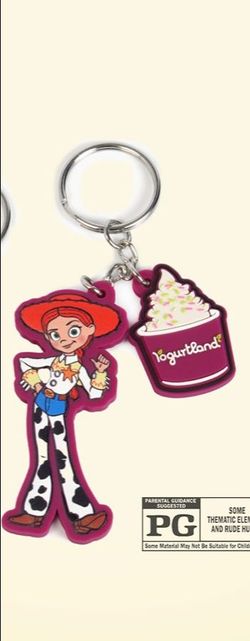 Yogurtland Toy Story Keychain
