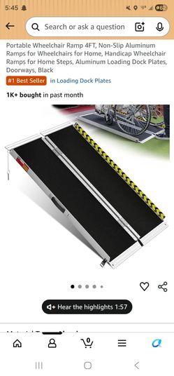Wheelchair / bike ramp