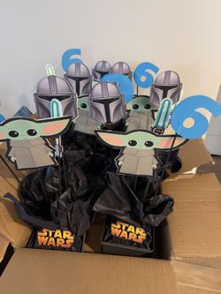 Star Wars Baby Yoda Centerpieces