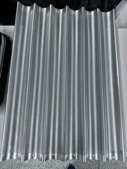 Baguette Bread Pan Non Stick Silver 