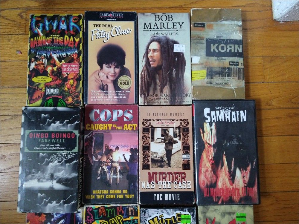 Music VHS Tapes On DVD For You