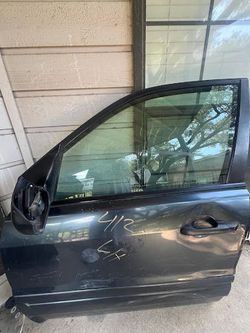 Honda Pilot Driver Side Door (Left, Dark Grey, 2009, with Window Glass)