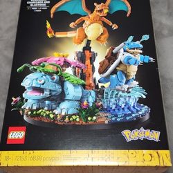Lego Pokemon Venusaur, Charizard and Blastoise