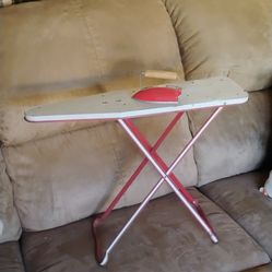 Vintage child size metal ironing board