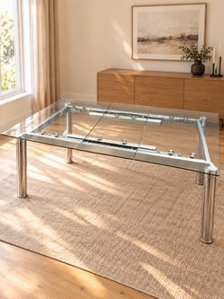 Extendable Glass Dining Table
