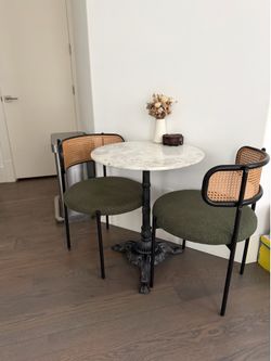Marble Top Table with Chairs