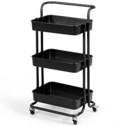 3 tier rolling cart