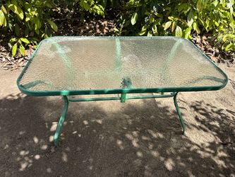 Nice Metal/ Glass Table 