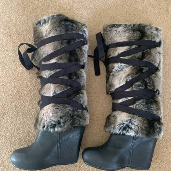 Aldo Dannis black boots size 39-9