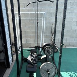 Power Cage With Upper And Lower Cables/ Weights *ALL items Can Be Sold Separately*