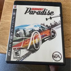  Burnout Paradise       PS3 