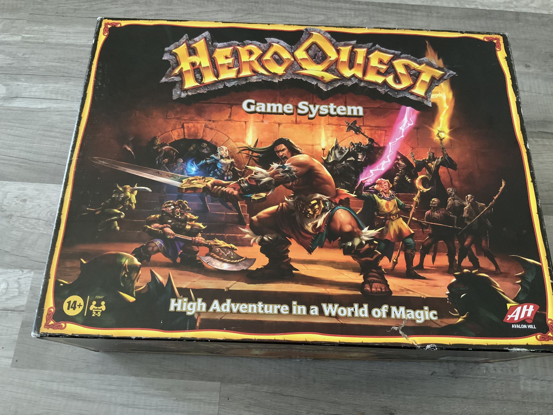 Hasbro Gaming Avalon Hill Hero Quest Game System Tabletop Board Game 2-5 Players