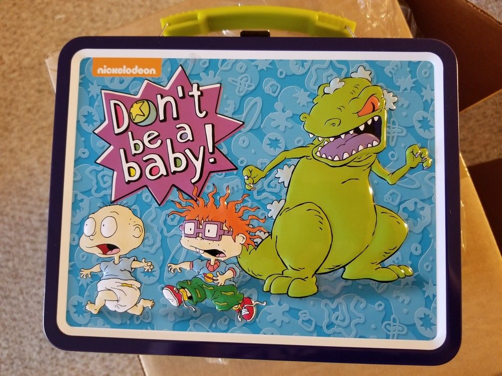 Rugrats Nickelodeon lunch box & puzzle